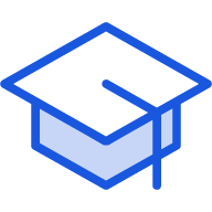 icon blue 500 education
